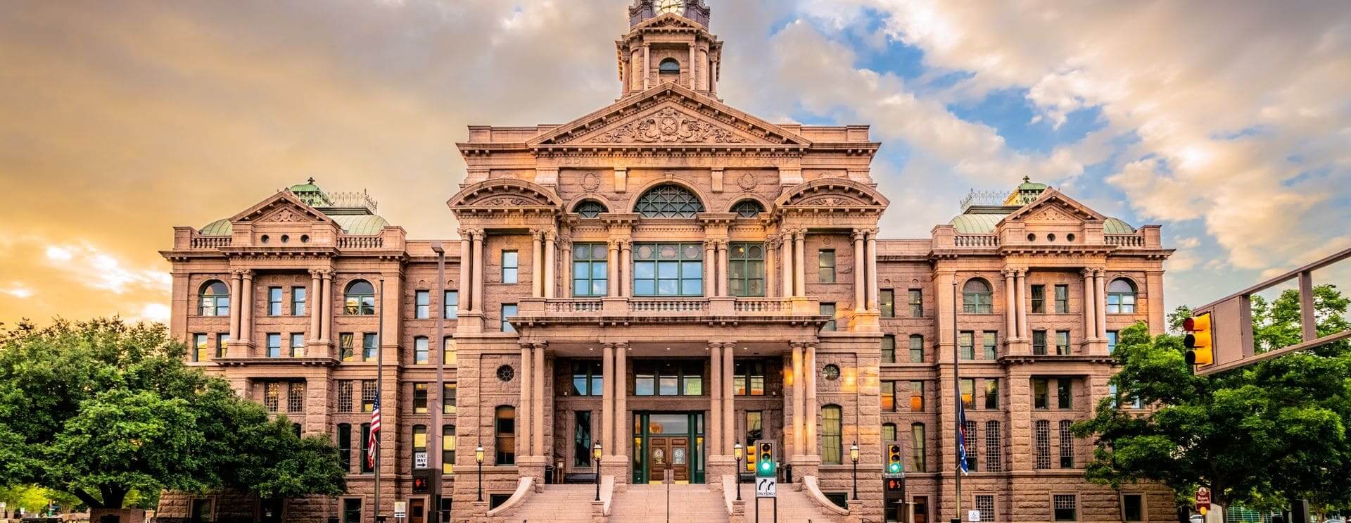 Historical Fort Worth courthouse